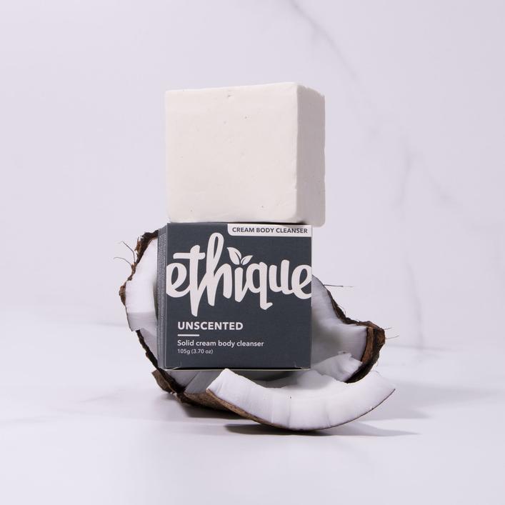 Ethique Unscented Solid cream body cleanser 無味、敏感皮膚專用，乳霜沐浴芭 (105g)
