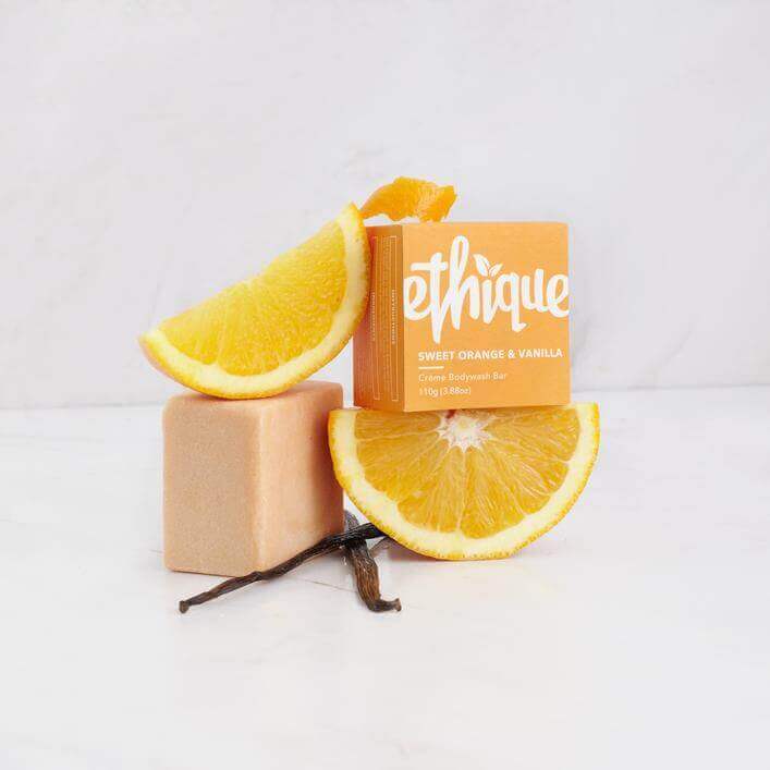 Ethique - 「Sweet Orange & Vanilla Creme 呵護備至」敏感肌專用奶油沐浴芭 (110g)