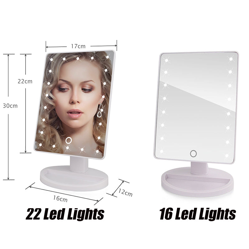 LED燈觸控梳妝鏡