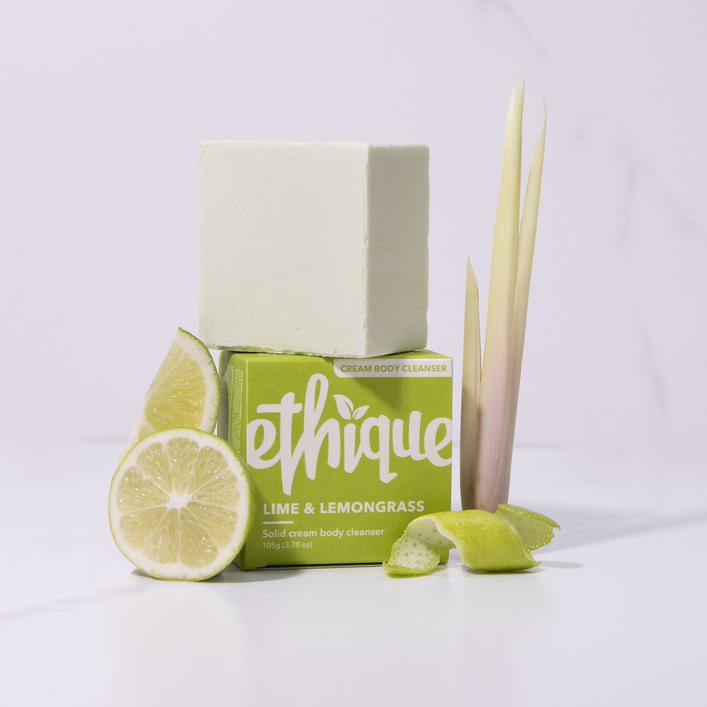 Lime & Lemongrass Solid cream body cleanser 柔軟肌膚保濕沐浴芭 (105g)