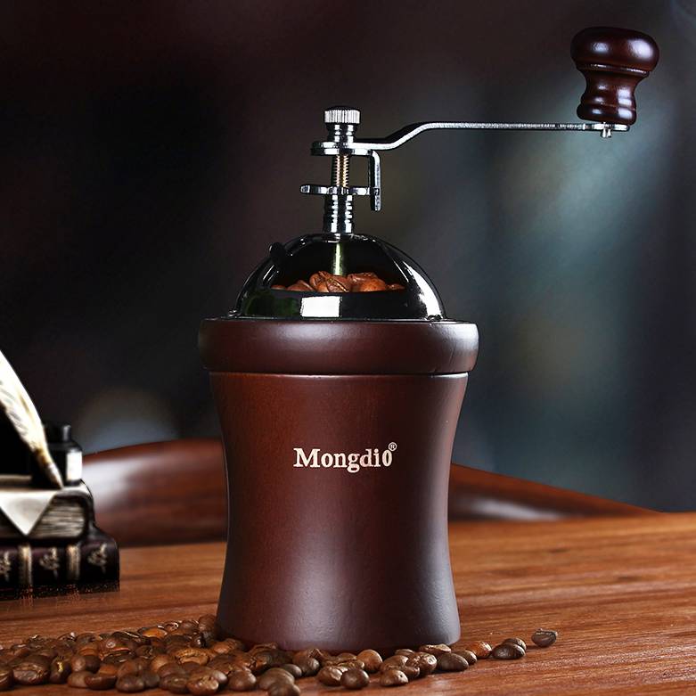 Mongdio 復古手搖咖啡豆研磨機