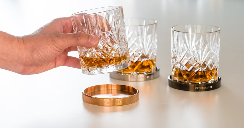SMOOTH-SPIN Whiskey Glass